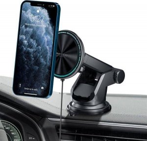 Tech-Protect TECH-PROTECT A2 MAGNETIC MAGSAFE DASH CAR MOUNT WIRELESS CHARGER 15W BLACK 6