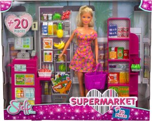 Simba Steffi Love Zestaw lalka Steffi supermarket 20 elementów 4