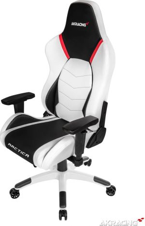 Fotel AKRacing Arctica Czarno-biały (AK-ARCTICA-WT) 3