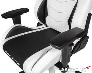 Fotel AKRacing Arctica Czarno-biały (AK-ARCTICA-WT) 6