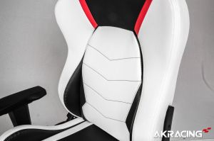 Fotel AKRacing Arctica Czarno-biały (AK-ARCTICA-WT) 10