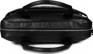 Torba Beltimore Beltimore torba męska skórzana Duża czarna laptop J14 NoSize 6