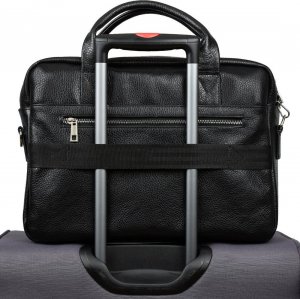 Torba Beltimore Beltimore torba męska skórzana Duża czarna laptop J14 NoSize 8