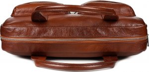 Torba Beltimore Beltimore torba męska skórzana Duża brązowa laptop J15 NoSize 4