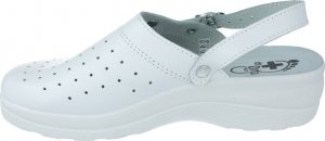 Befado Klapki sanitarne Befado Dr Orto 157D002 białe skórzane ażur 37 4