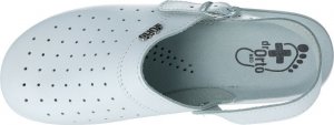Befado Klapki sanitarne Befado Dr Orto 157D002 białe skórzane ażur 35 5