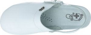 Befado Klapki sanitarne Befado Dr Orto 157M101 białe skórzane 44 5