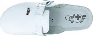 Befado Klapki Dr Orto męskie 157M103 skórzane białe medyczne 46 5