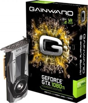 Karta graficzna Gainward GeForce GTX 1080 Ti Founders Edition 11GB GDDR5X (352 bit), HDMI, 3x DP, BOX (426018336-3897) 1