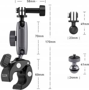 Telesin Imadło Magic Arm Uchwyt do Aparatu Kamer TELESIN / GP-HBM-001 8