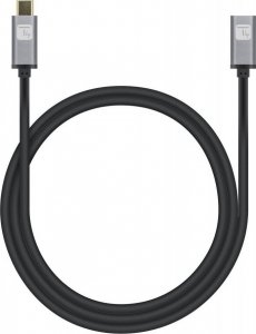Kabel USB Techly USB-C - USB-C 1 m Czarny (ICOC MUSB322-CMF-010) 2