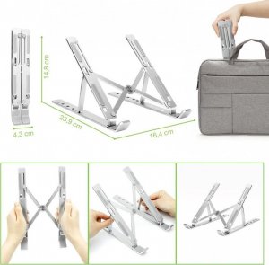 Techly Składana Podstawka pod Tablet lub Laptop (ICA-TBL 134TY) 10