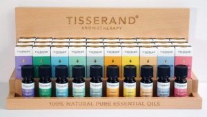 Tisserand Aromatherapy Zestaw olejków eterycznych TOP 10 + ekspozytor 40 szt. - 30 x 9 ml + 10 x Tester 9 ml Tisserand Aromatherapy 1