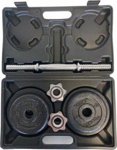 SKO Cast iron weight dumbbells set with case TOORX 0.75-15 kg 3