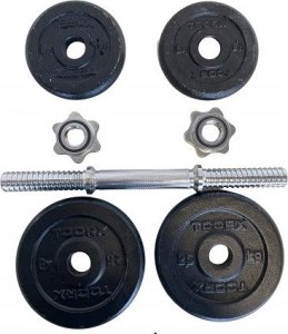 SKO Cast iron weight dumbbells set with case TOORX 0.75-15 kg 4