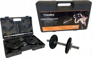 SKO Cast iron weight dumbbells set with case TOORX 0.75-15 kg 8