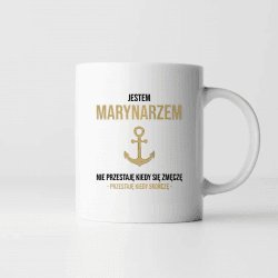 Koszulkowy Jestem marynarzem - kubek z nadrukiem 2