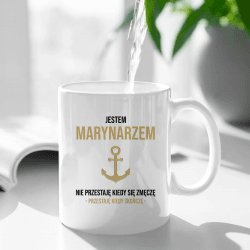 Koszulkowy Jestem marynarzem - kubek z nadrukiem 3