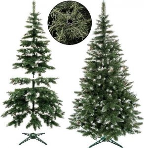 Springos Choinka sztuczna premium 220 cm sosna diamentowa drzewko bożonarodzeniowe UNIWERSALNY 2