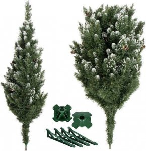 Springos Choinka sztuczna premium 220 cm sosna diamentowa drzewko bożonarodzeniowe UNIWERSALNY 4