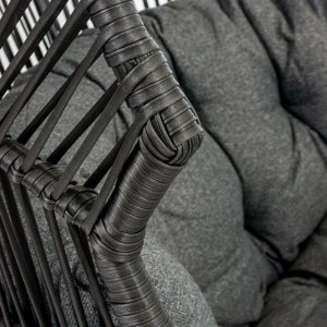 Mirpol HOLAND FOTEL OGRODOWY KOKON CZARNY 3