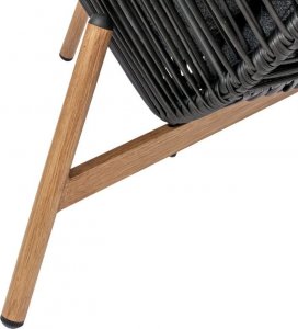 Mirpol HOLAND FOTEL OGRODOWY KOKON CZARNY 8