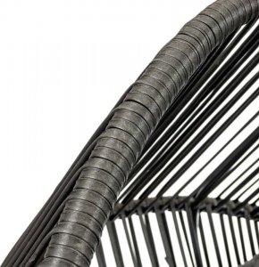 Mirpol HOLAND FOTEL OGRODOWY KOKON CZARNY 10