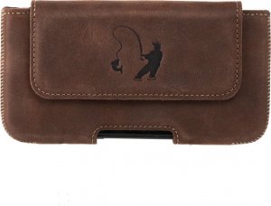 Surazo Kabura na pasek Belt case - Orzechowy - Wędkarz Samsung Galaxy S9 Plus 1