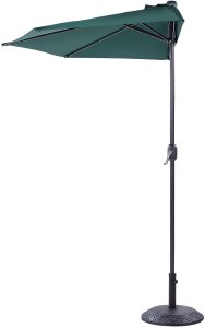 Beliani Parasol ogrodowy półokrągły 270 cm zielony GALATI! 4