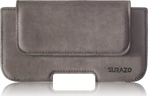 Surazo Kabura na pasek Belt case - Nubuk Szary Samsung Galaxy Note 10 1