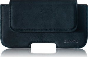 Surazo Kabura na pasek Belt case - Nubuk Granatowy Samsung Galaxy Note 10 Lite 1