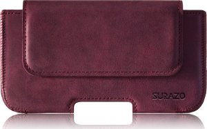Surazo Kabura na pasek Belt case - Burgund Samsung Galaxy Grand Prime 1