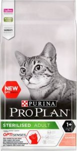 Purina Pro Plan PURINA Pro Plan Cat Sterilised Salmon 10kg + Karma mokra Schesir 2x 85g GRATIS 3