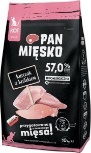 Pan Mięsko PAN MIĘSKO Kurczak z królikiem XS 10kg dla kociąt 1