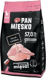 Pan Mięsko PAN MIĘSKO Kurczak z królikiem XS 5kg dla kociąt 1