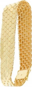Rosanto Złota oryginalna bransoleta skóra węża 333 8k 4