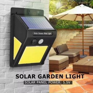 Kinkiet Lampa solarna 58COB z czujnikiem ruchu i zmierzchu 2