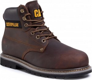 CAT CAT Powerplant S3 HRO SRA - bezpieczne męskie buty robocze Caterpillar, skóra licowa nubuk, stalowy podnosek - miodowy 47 2