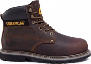 CAT CAT Powerplant S3 HRO SRA - bezpieczne męskie buty robocze Caterpillar, skóra licowa nubuk, stalowy podnosek - miodowy 47 8