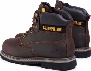 CAT CAT Powerplant S3 HRO SRA - bezpieczne męskie buty robocze Caterpillar, skóra licowa nubuk, stalowy podnosek - miodowy 47 9