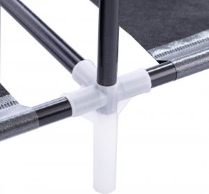 Homede HOMEDE Szafa materiałowa tekstylna TILLY 170X130X45 grafitowa 5