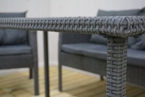 kontrast Zestaw mebli ogrodowych technorattan 6 cz. CAPRI beż 7os. 2