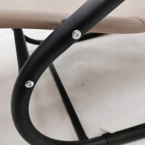 kontrast Leżak bujany krzesło ROCKY szary 6