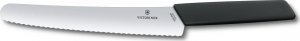 Victorinox Nóż do chleba i ciast, ostrze ząbkowane, 22 cm, czarny Victorinox  6.9073.22WB 1