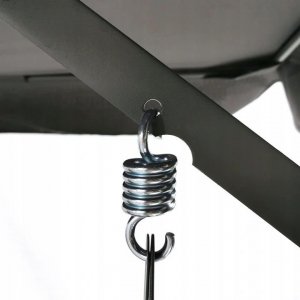 kontrast Huśtawka ogrodowa leżanka CASABLANCA 3os. szara 3