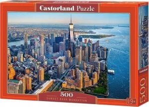 Castorland Puzzle 500 Zachód nad Manhattanem CASTOR 1