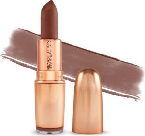Makeup Revolution Iconic Matte Nude Revolution Lipstick Pomadka 3.2g Inclinati 1