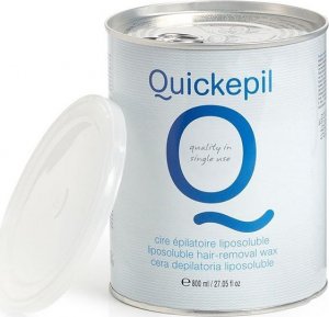 Quickepil Quickepil wosk do depilacji puszka różany 800 ml 1