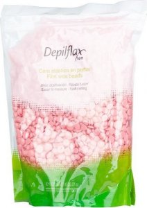 Depilflax Depilflax 100 elastyczny wosk do depilacji o niskiej temperaturze topnienia perłowy rosa różane 1000 g 1