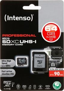 Karta Intenso Professional MicroSDXC 64 GB Class 10 UHS-I/U1  (3433490) 6